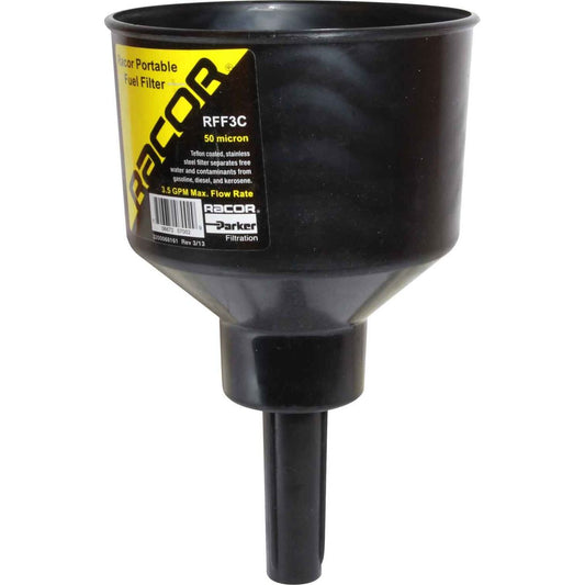 Racor RFF3C Fuel Filter Funnel (15 LPM / 50 Micron) 301013