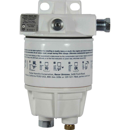 Racor 120R-RAC-02 Fuel Filter (10 Micron / Metal Bowl) 301223