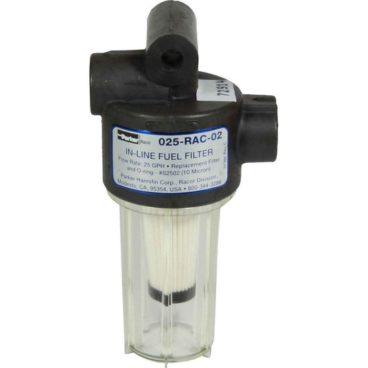 Racor 025-RAC-02 Fuel Filter (10 Micron / In-Line) 301282