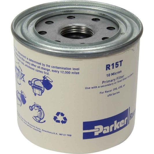 Racor R15T Spin-On Fuel Filter Element (10 Micron) 301453