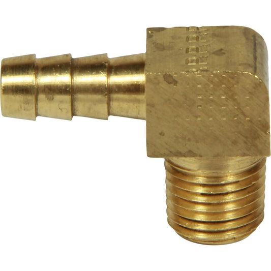 Racor Hose Tail Connector (1/4" NPTM to 5/16" Hose / 90 Degree) 301942