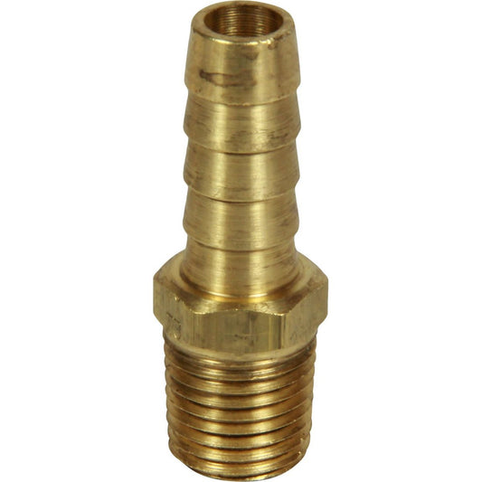 Racor Straight Hose Tail Connector (1/4" NPTM to 3/8" Hose) 301953