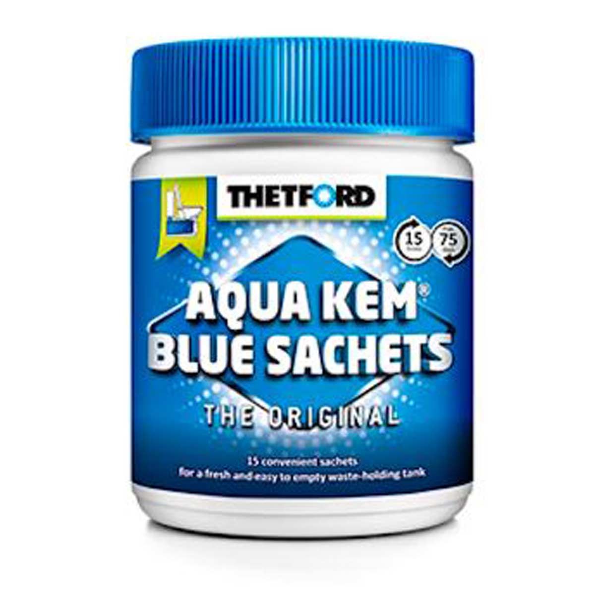 Aqua Kem Blue Toilet Sachets (Tub of 15) 30235AJ