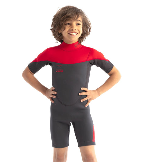 Jobe Boston 2mm Shorty Wetsuit Kids Red 303621006-176