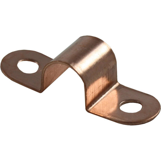 AG Copper Saddle Pipe Clamps (1/4" OD Pipe / Pack of 5) 304982