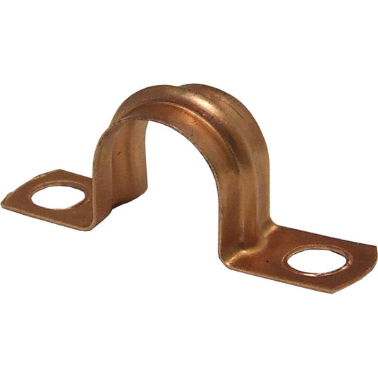AG Copper Saddle Pipe Clamps (1/2" OD Pipe / Pack of 5) 304985