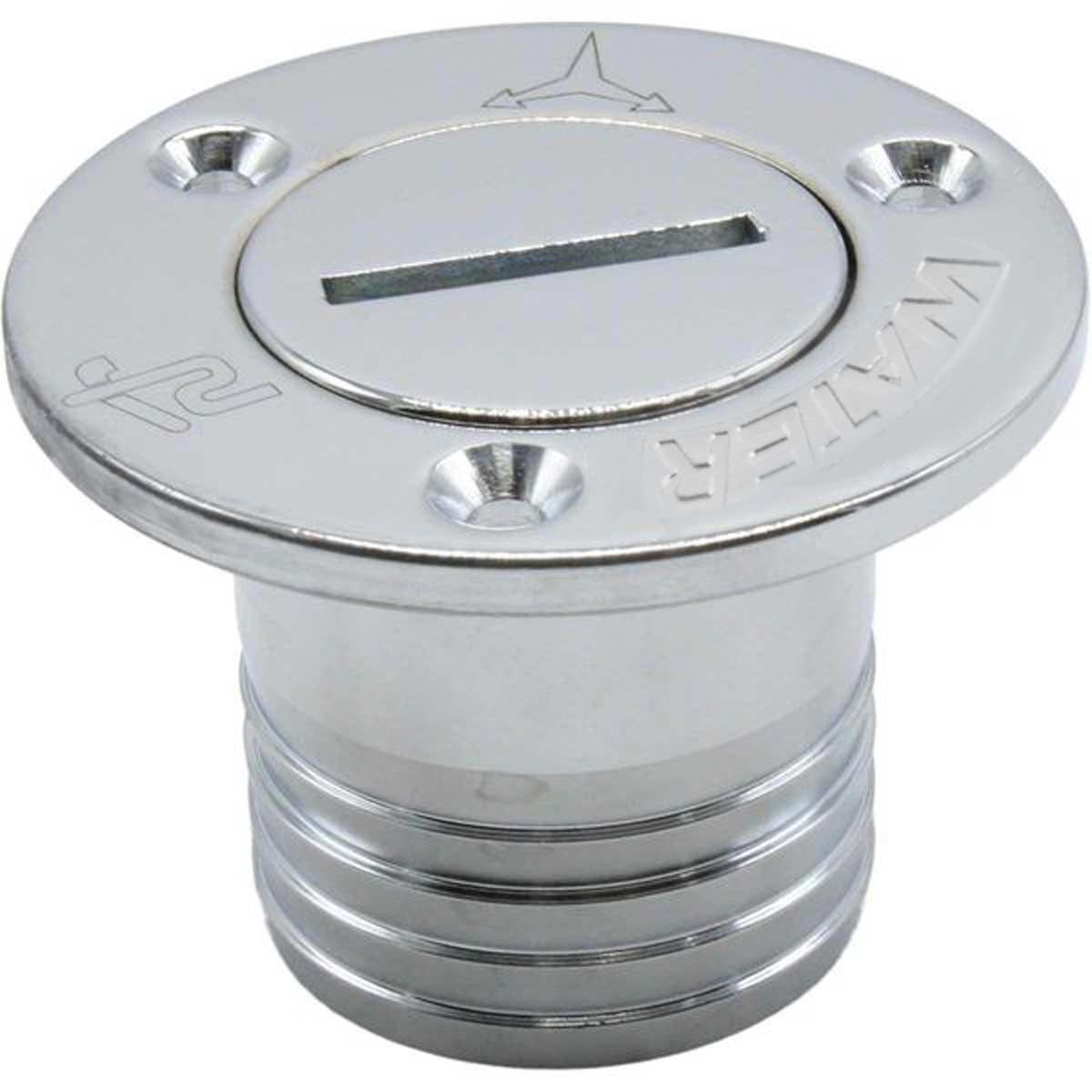 Maestrini Chromed Brass Water Deck Filler (51mm Hose) 305012