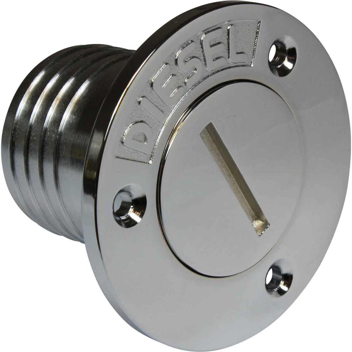 Maestrini Chromed Brass Diesel Deck Filler (51mm Hose) 305017