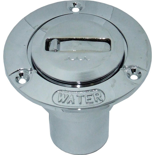 Foresti & Suardi Chrome Plated Brass Water Deck Filler for 38mm Hose 305522