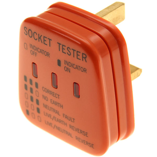 W4 Mains Tester (13A / UK 3-Pin) 30622