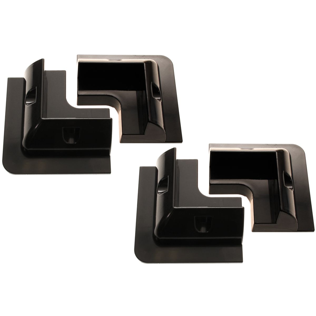 AG ABS Black Solar Panel Corner Mounts x 4 30656