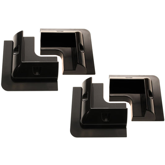 AG ABS Black Solar Panel Corner Mounts x 4 30656