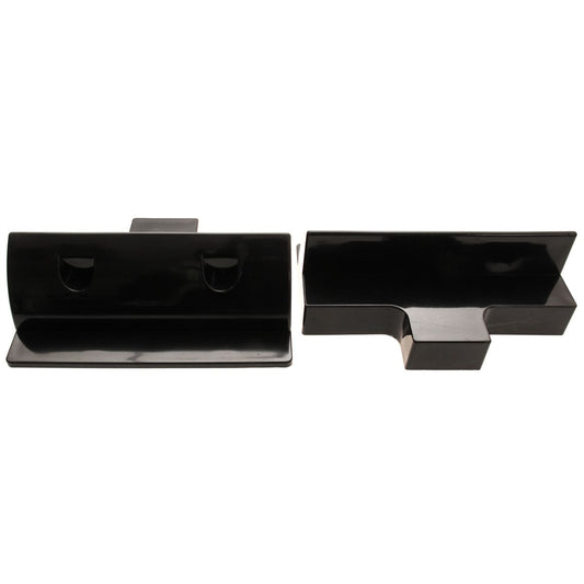 AG Pair of Black ABS Side Solar Support Mounts 30664