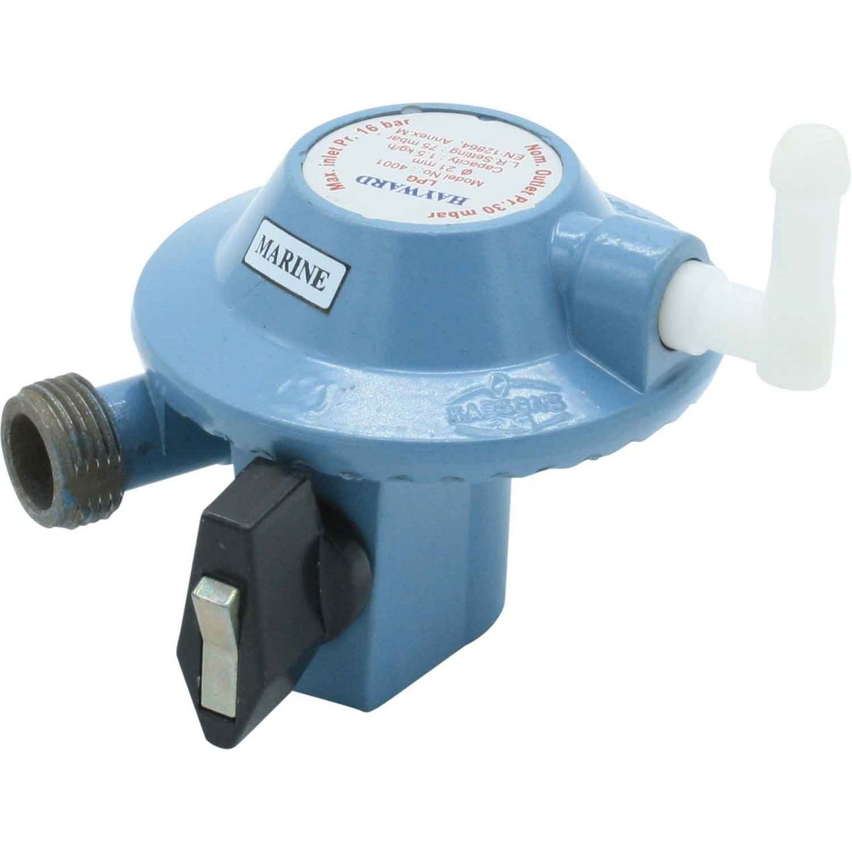 GasBOAT 4001 Marine Gas Regulator for Propane/Butane (21mm Clip On) 307701