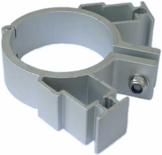 NOA 80mm Pulpit Clamp w/ 2 x 25mm Rail Fittings