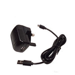 ICOM M25 USB Charger UK 3pin - 5v/1A with micro USB Lead