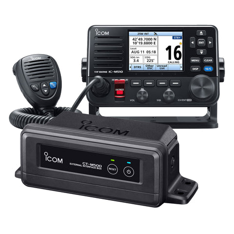 Icom IC-M510 Marine VHF DSC Radio with CT-M500 Wireless Interface