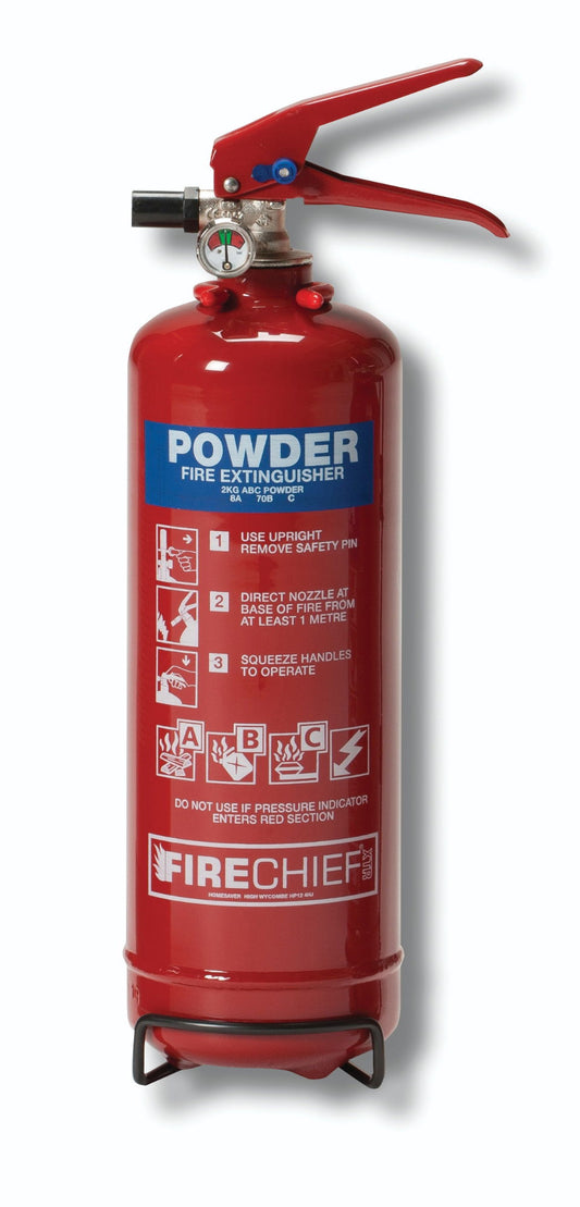 Firechief FireChief 2kg Fire Extinguisher - 13A 89B C- Dry Powder