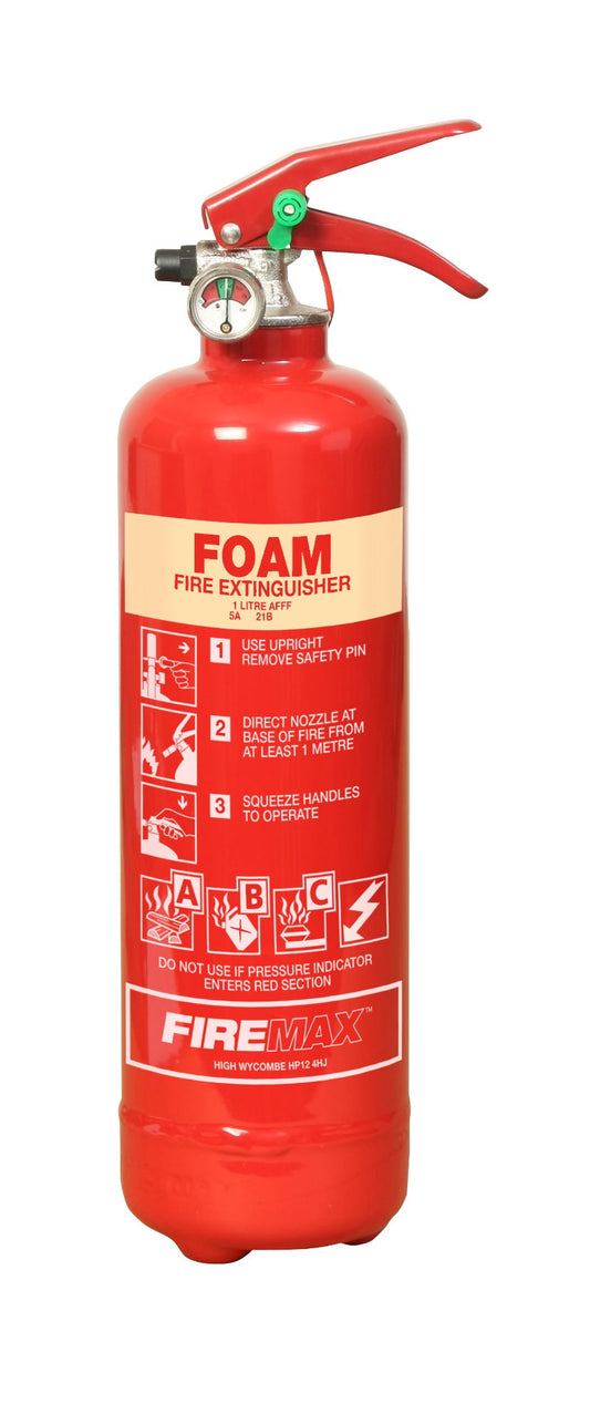 Firechief Firemax 1.0L Foam AFFF - 5A 21B - Fire Extinguisher
