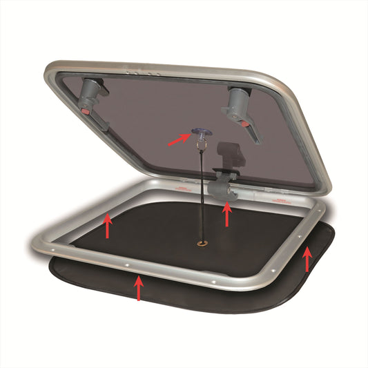 Mosquito Net Hatch & Magnet - Regular (600 x 600mm) - 1410