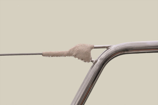 Waterline Design Turnbuckle Leather Chafe Protection PVC Covered Wire