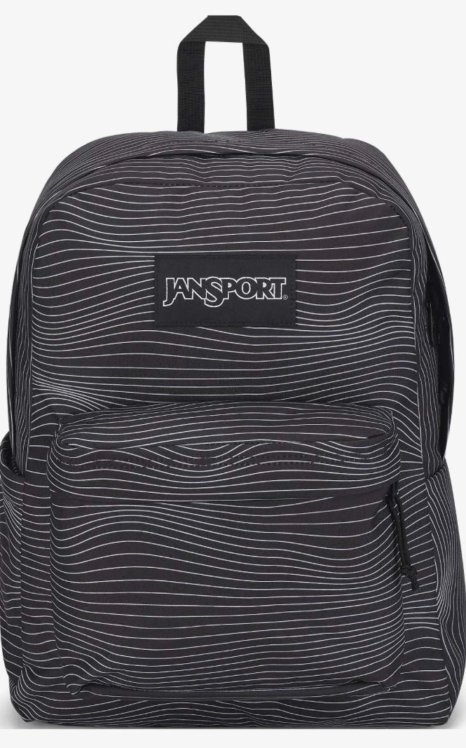 Jansport SuperBreak Plus Backpack (Screen Waves)