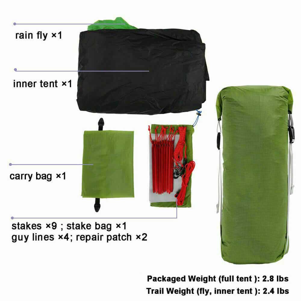 3F UL Gear Lanshan 2 / 3 Season / 2026 Version / Khaki