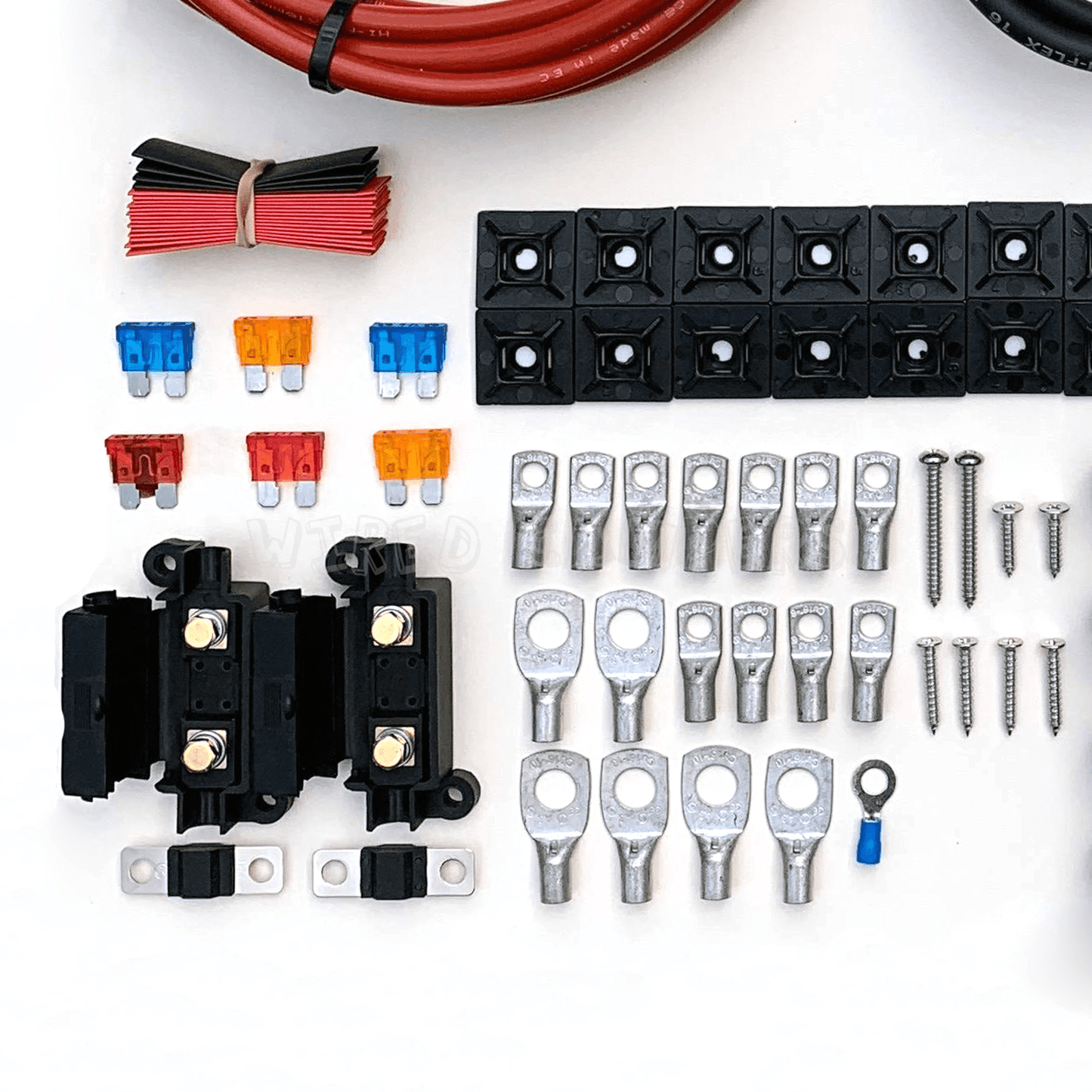 Wired Campers 3M/5M/10M Voltage Sensitive Split Charge Kit With Fuse Box & Isolation