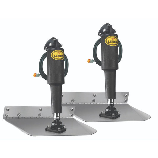 Lenco Stainless Steel Trim Tab Kit (Standard Mount / 12" x 18") 4-46535