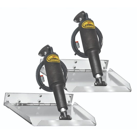 Lenco Stainless Steel Trim Tab Kit 12V (9"x9", Standard Performance) 4-46560