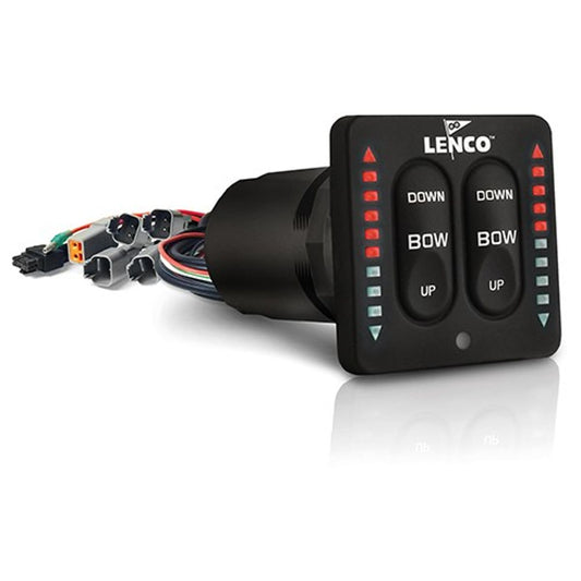 Lenco LED Indicator Integrated Tactile Switch Kit (Dual Actuator) 4-46637