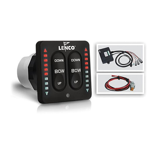 Lenco LED Indicator Two-Piece Tactile Switch Kit (Single Actuator) 4-46638