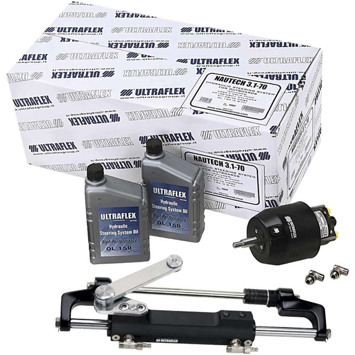 Ultraflex Nautech 1 Outboard Hydraulic Steering Kit (No Hose) 4-48080