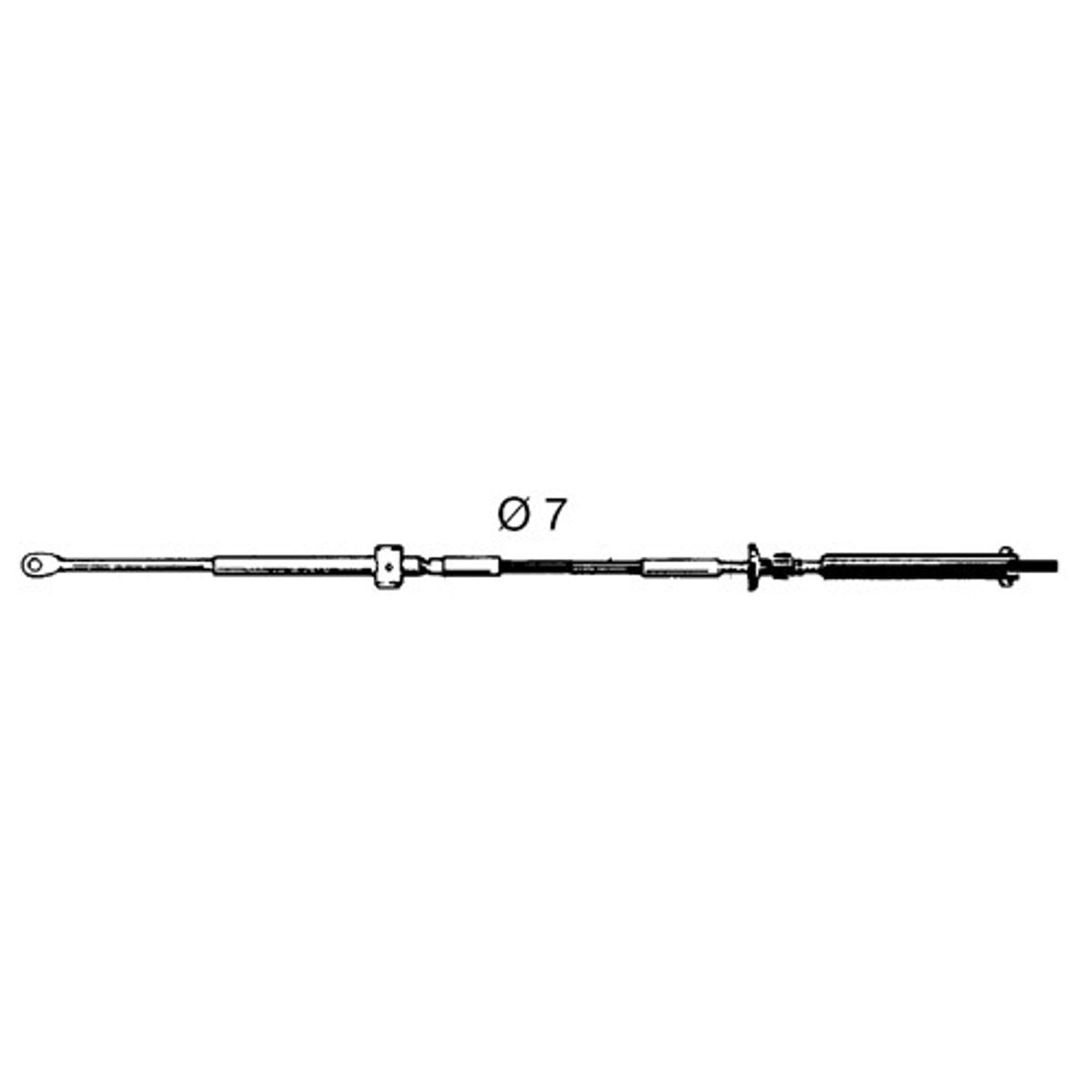 Ultraflex Mach14 OMC Style Control Cable 4.5m (15ft) 4-CM14-15