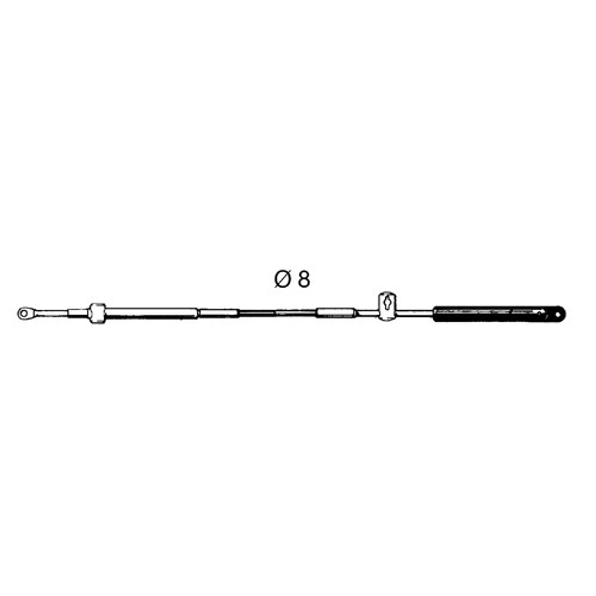 Ultraflex Mach5 Mercury Style Control Cable 2.7m (9ft) 4-CM5-09