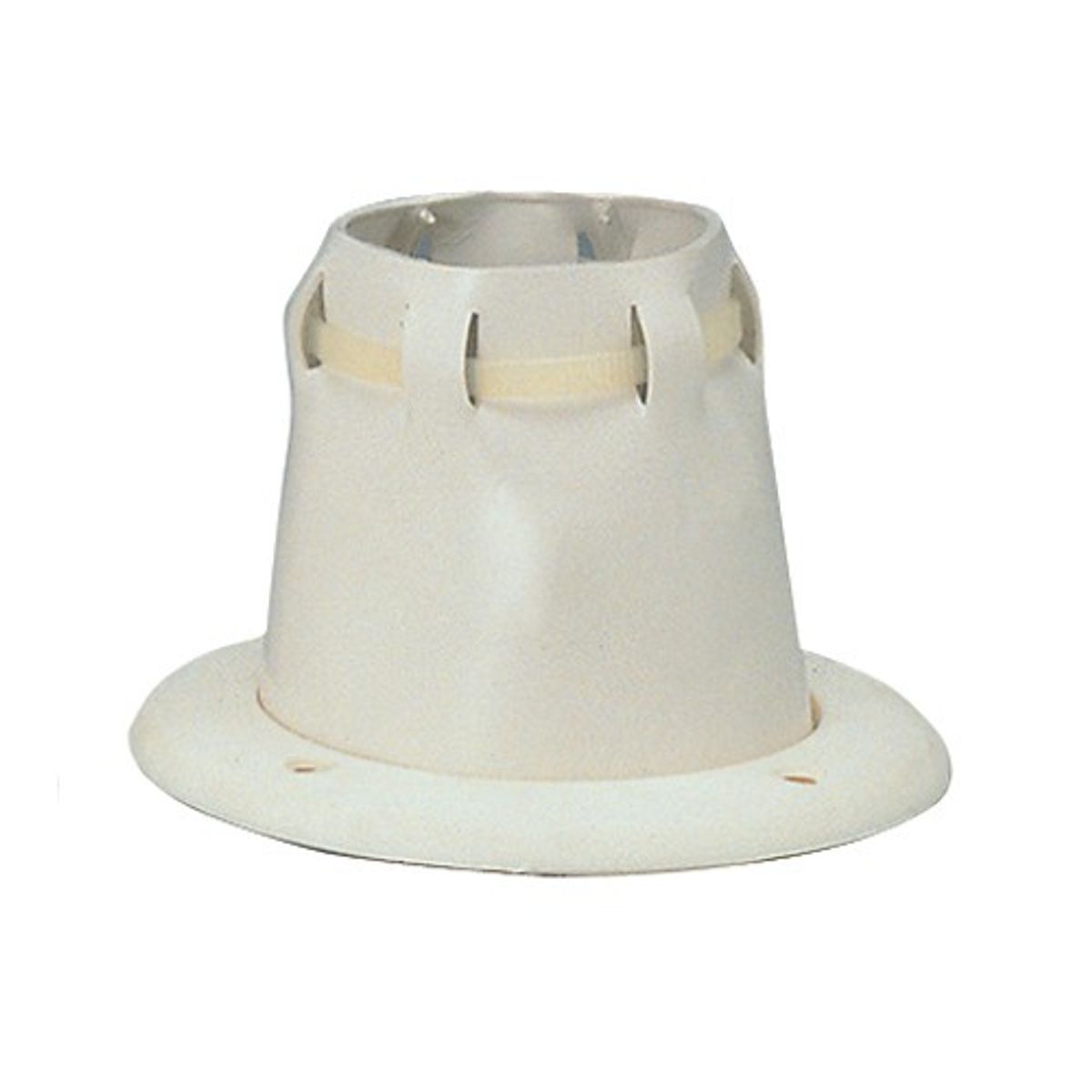 Ultraflex Adjustable Cable Grommet and Ring (105mm OD / White) 4-R4W