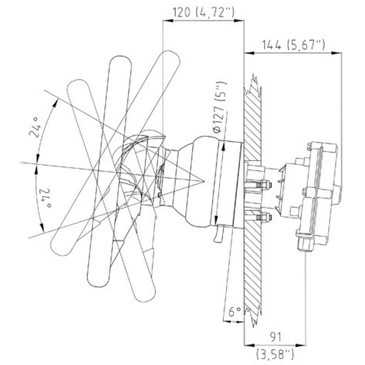 Ultraflex Fast Connect Tilt Steering Helm 4-T81FC