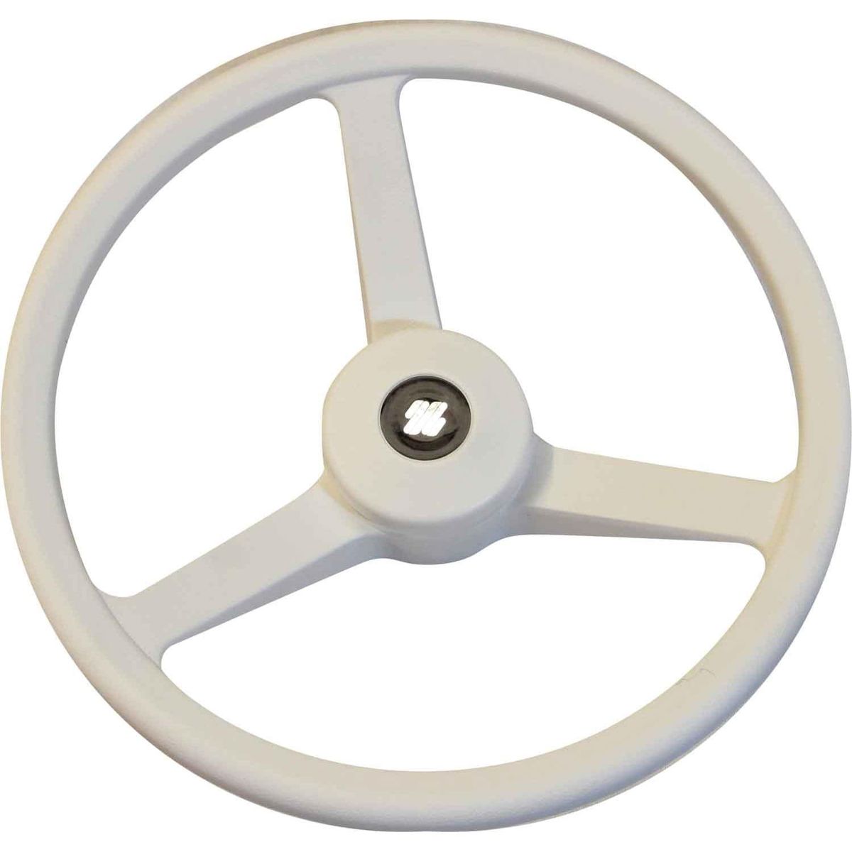 Ultraflex White Plastic Sports Steering Wheel (335mm) 4-V32W