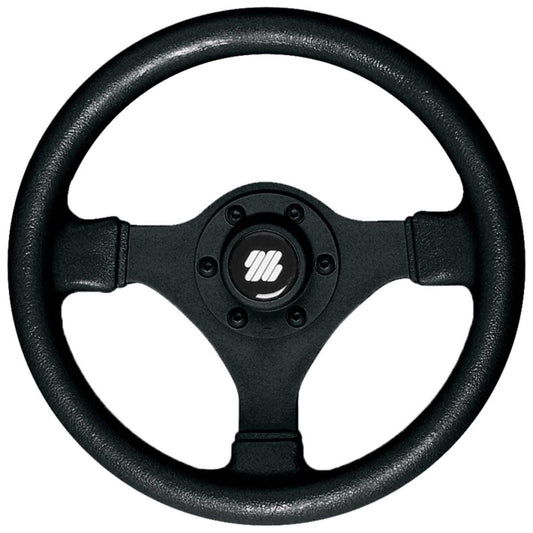 Ultraflex Black Plastic Sports Steering Wheel With Padded Rim (280mm) 4-V45