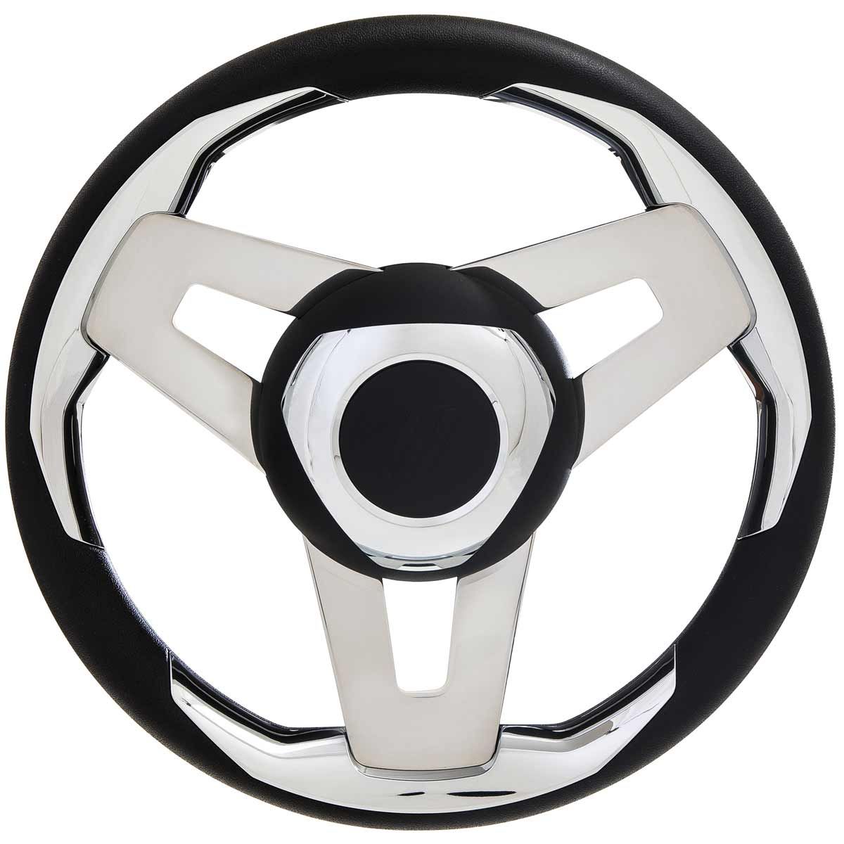 Ultraflex Aluminium Steering Wheel (Black Rim / 350mm / Hub) 4-V69558U