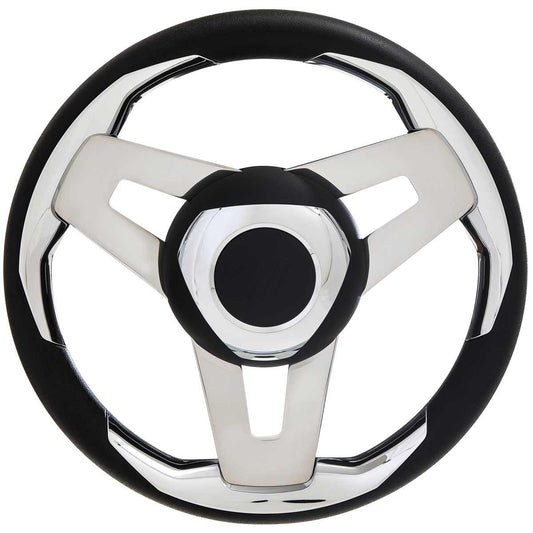 Ultraflex Aluminium Steering Wheel (Black Rim / 350mm / Hub) 4-V69558U