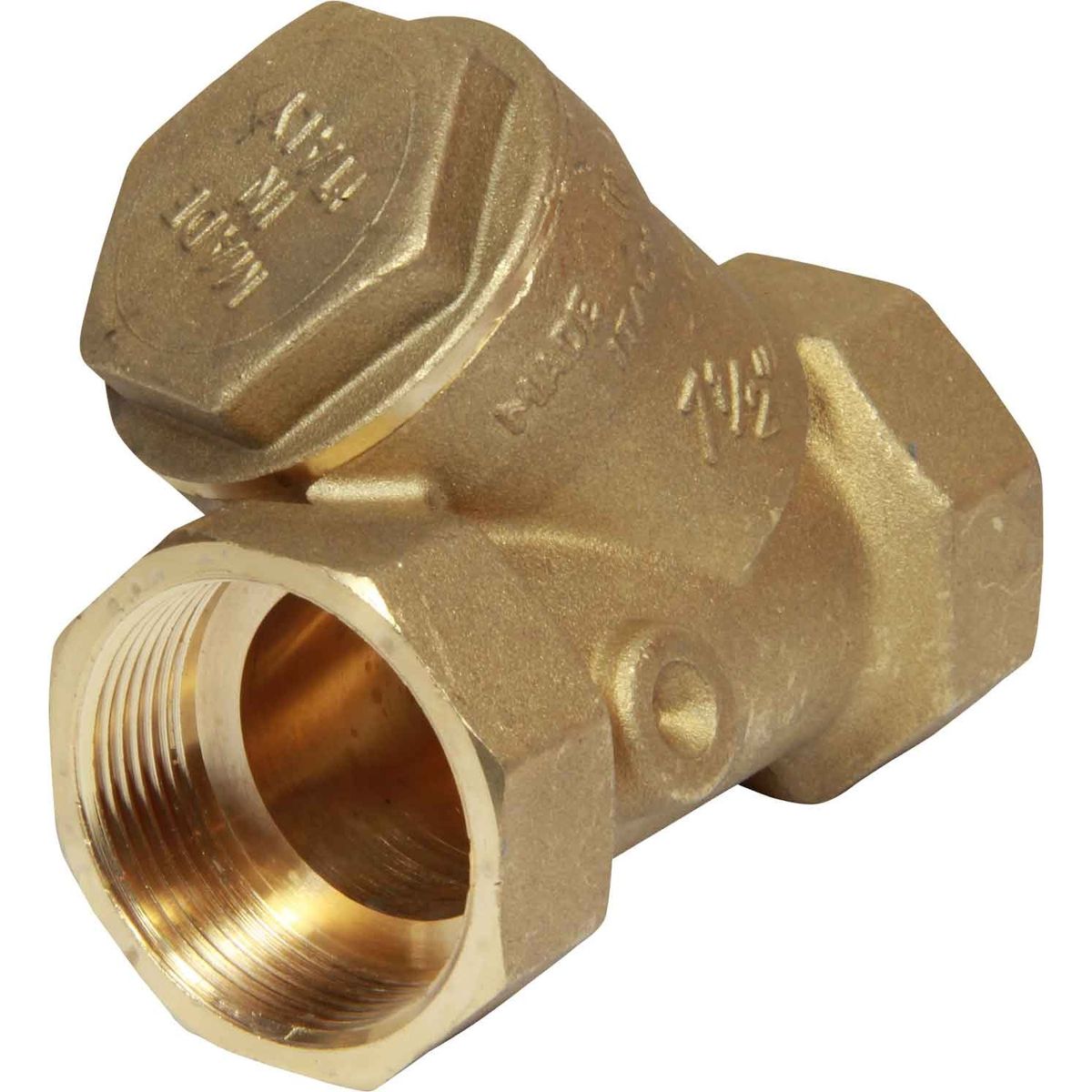 Maestrini Brass Inline 'Y' Shaped Strainer (1-1/2" BSP) 402707