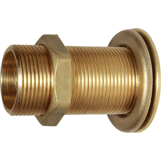 Maestrini Brass Skin Fitting (Flat, 1-1/4" BSP, 82mm Long) 403026