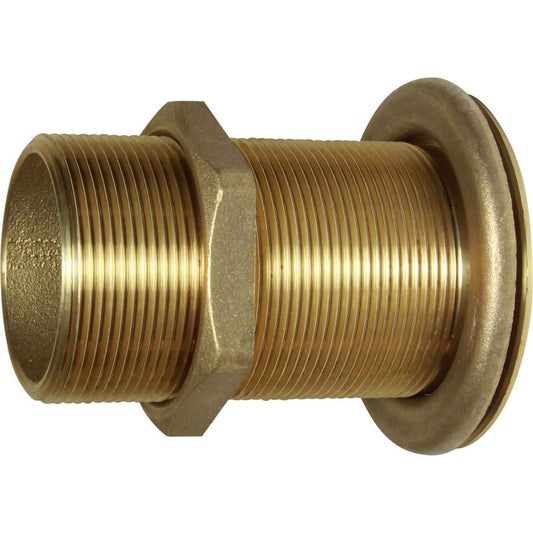 Maestrini Brass Skin Fitting (Flat, 2" BSP, 100mm Long) 403028