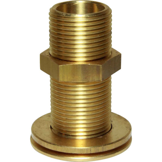 Maestrini DZR Skin Fitting (Flat, 1" BSP Thread, 77mm Long) 403225