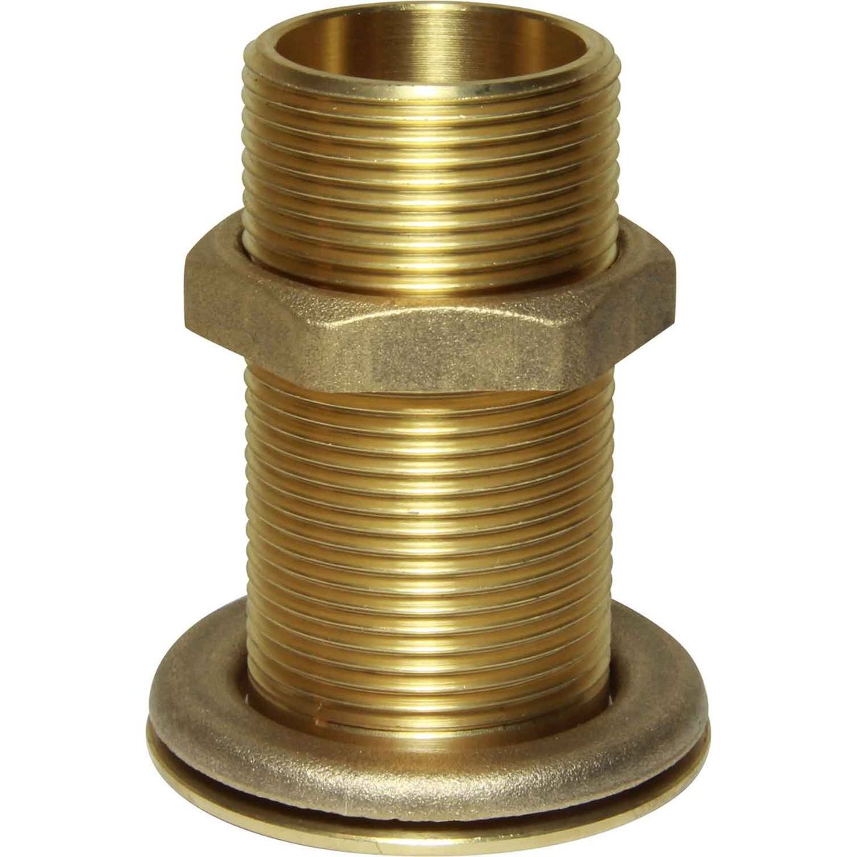 Maestrini DZR Skin Fitting (Flat, 1-1/4" BSP, 83mm Long) 403226