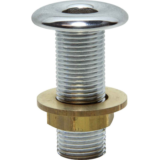 Maestrini Chrome Skin Fitting (Domed, 1/2" BSP, 63.5mm Long) 403443
