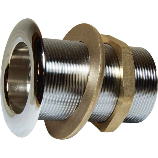 Maestrini Chrome Skin Fitting (Domed, 2" BSP, 102mm Long) 403448