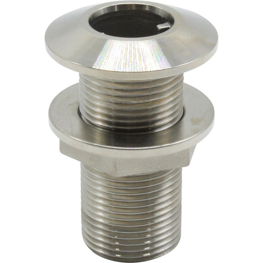 Vetus THRU1S Stainless Steel 316 Skin Fitting (1" BSP, 79mm Long) 403505