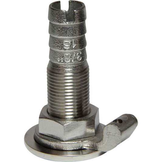Osculati Stainless Steel 316 Skin Fitting (3/8" BSP, 15mm Hose Tail) 403582